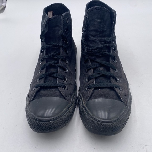 Converse CHUCK TAYLOR All Star Black Hi TOP sneakers M3310 Mens 9 Blackout - Picture 2 of 13